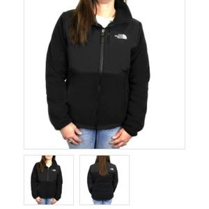 Black North Face Denali Fleece Jacket, Size Large